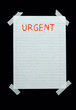 space for urgent notes