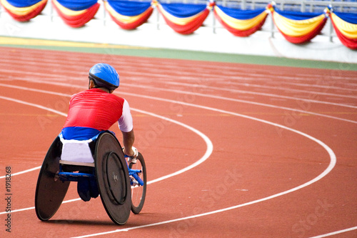 Photo: wheel chair race for disabled persons wheel chair race for disabled persons