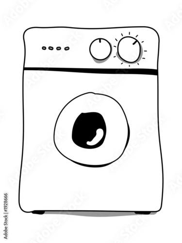 Illustration: washing machine washing machine