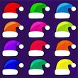 funky santa hats