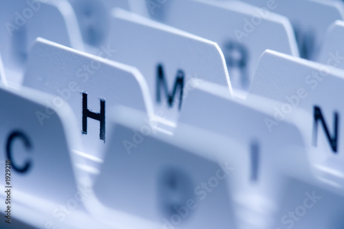 Foto: alphabetisches register alphabetisches register