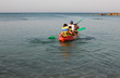 people in canoe