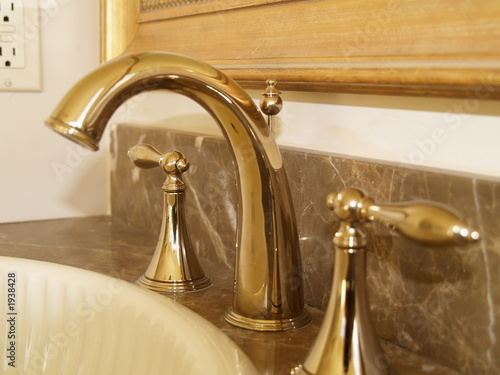 gold faucet