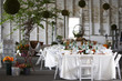 dining table set for a wedding or corporate event dining table set for a wedding or corporate event