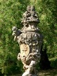 statue in the prague park statue in the prague park
