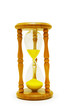 hourglass isolated on the white background