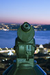 view from the binoculars