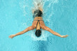butterfly swimmer