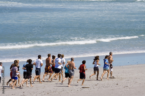 beach run