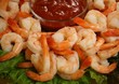 shrimp on a platter