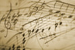 Photo en ligne au meilleur prix musical notation background