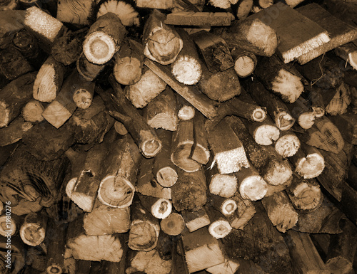 Photo: wood bundle background wood bundle background