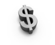 dollar 3d sign