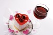 red wine with dessert