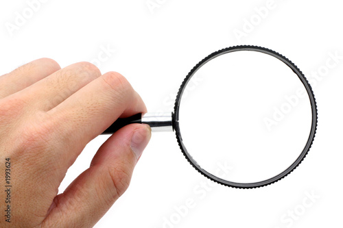 hand holding magnifier hand holding magnifier