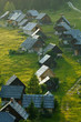 alpine dairy farms in julian alps in slovenia