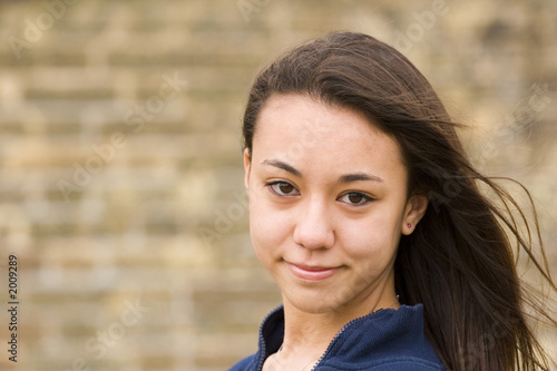 Photo: happy teenager girl happy teenager girl