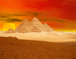 the pyramid sunset the pyramid sunset