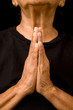 Photo: old woman praying old woman praying