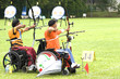 wheel chair archery for disabled persons