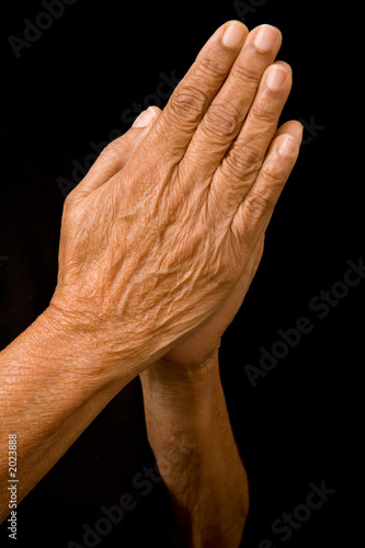 Photo: old hands praying old hands praying