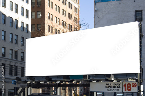 Photo: blank billboard blank billboard