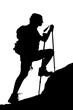 female climbing a cliff female climbing a cliff