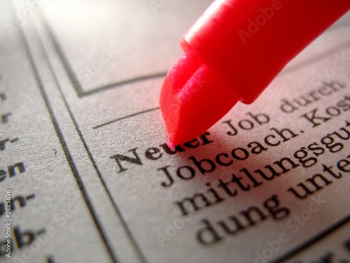 neuer job?