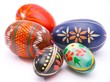 traditional easter decoration - painted eggs