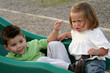 sister mad, brother not listening 2