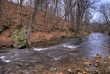 country stream in winter country stream in winter