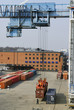 container crane at work