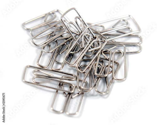square paper clips by Brian Hitch, Royalty free stock photos #2045671
