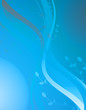 abstract backdrop in blue