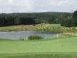 golf course with lake