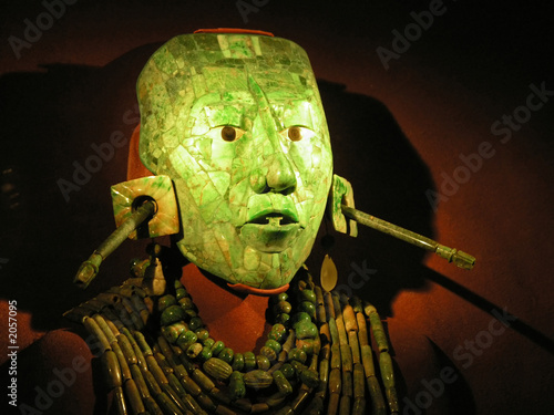 Foto: maya death mask of pakal the great, palenque maya death mask of pakal the great, palenque