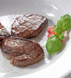 steak with salad