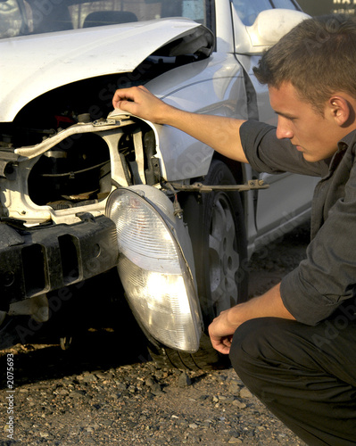 Photo: accident inspection accident inspection