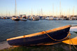 dinghy by the marina