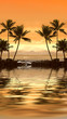 tropical sunset
