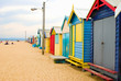 beach boxes on brighton beach