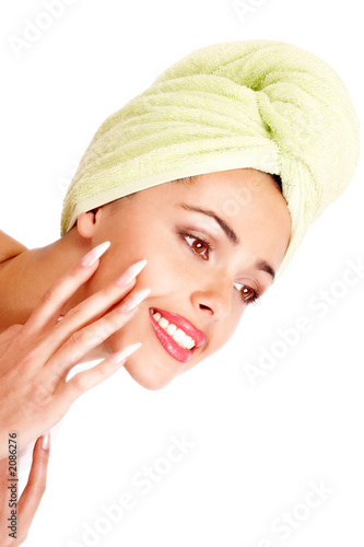woman in bath