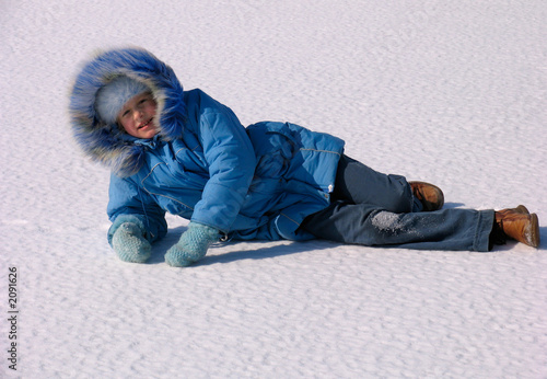 Foto: girl on snow girl on snow