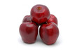 five red delicious apples