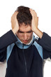 stressed teenager