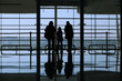 family looking through the window