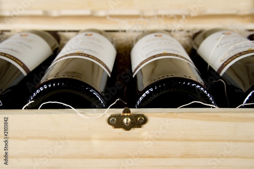 case of wine