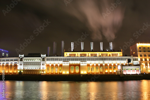 Leinwandbild Motiv power plant