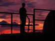 silhouette sunset silhouette sunset
