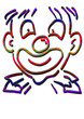 farbiger clown